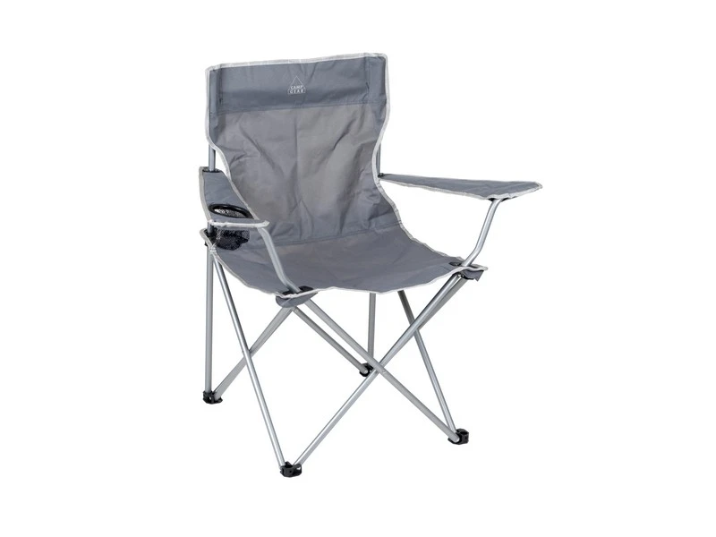 Camp Gear Stoel Opvouwbaar Grijs 3 Camp Gear Stoel Opvouwbaar Grijs