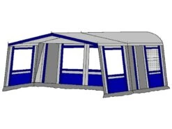 Hele Luifel Voor Voortent Aanritsbaar De Wenne Serie Blauw -Campingwinkel 1 1 te velde voortenten hele luifel aanritsbaar voor voortent de wenne rechts blauw7