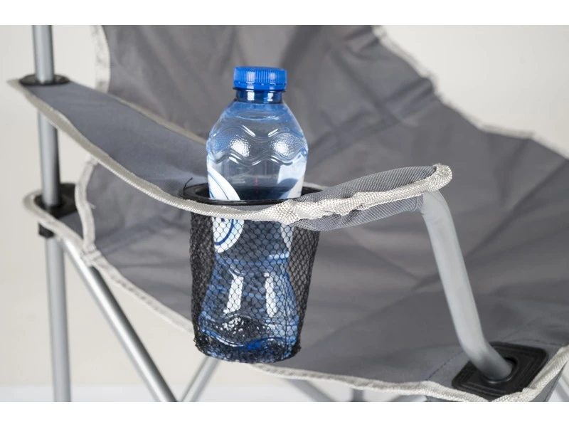 Camp Gear Stoel Opvouwbaar Grijs 6 Camp Gear Stoel Opvouwbaar Grijs - Afbeelding 4