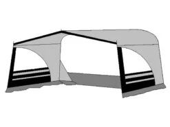 Te Velde Luifel Regenboog 240 Cm Antraciet -Campingwinkel 1 3 tevelde luifel regenboog rechts antraciet