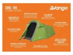 Vango Experience Tent Soul 100 10 Vango Experience Tent Soul 100 -Campingwinkel 12 2 vango experience tent soul 100 eigenschapen buitenkant tersoult15077