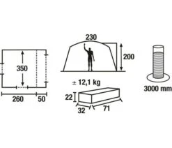 High Peak Bustent Tour. -Campingwinkel 14154 1 high peak bustent tour tekening 9