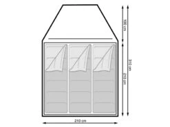 Eurotrail Koepeltent Campsite Rocky 3 Polyester -Campingwinkel 17 2 eurotrail koepeltent campsite rocky 3 polyester ette0806 0904