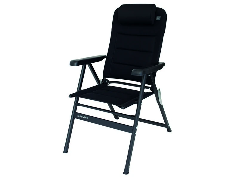 Eurotrail Chateau 3d-Mesh Campingstoel Zwart 3 Eurotrail Chateau 3d-Mesh Campingstoel Zwart