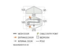 Vango Experience Tent Nevis 200 -Campingwinkel 2 1 vango experience tent nevis 200 afmeting