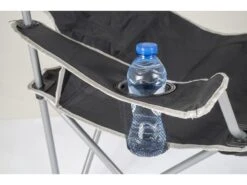 Camp Gear Stoel Opvouwbaar Zwart -Campingwinkel 2 3 camp gear stoel opvouwbaar zwart
