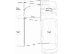 Vango Opblaasluifel Voor Caravan Airbeam Sky Canopy 3,5 Meter -Campingwinkel 23 4 vango opblaasluifel voor caravan airbeam sky canopy 35 meter awqskycang3ja26