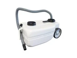 Travellife Rolwatertank Afsluitbaar Met Afvoerslang Wit 21 Ltr