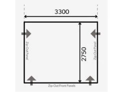 Kampa Dometic Opblaasbare Voortent Club Air All-season 330 M -Campingwinkel 33 1 kampa dometic opblaasbare voortent club air all season 330 m 9120001105