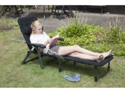 Crespo Zit Ligstoel Ap-233 Air-deluxe Zwart Kleur 80 -Campingwinkel 43 5 crespo zit ligstoel ap 233 air de luxe kleur 80 zwart