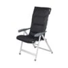 Crespo Stoelhoes Air-deluxe Zwart Grijs Voor Standenstoelen -Campingwinkel 45 0 crespo stoelhoes air de luxe zwart grijs