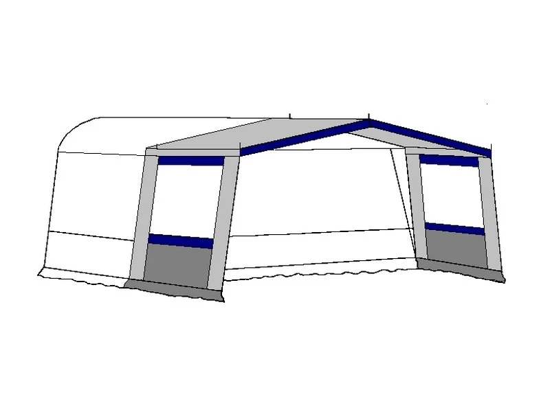 Te Velde Hele Luifel Voor Voortent 240 Cm. Blauw Season 3 Te Velde Hele Luifel Voor Voortent 240 Cm. Blauw Season