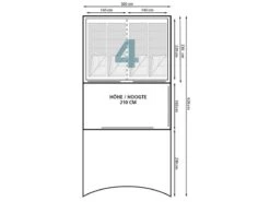 Eurotrail Opblaastent Georgia BTC Air -Campingwinkel 58 3 eurotrail opblaastent georgia btc air plattegrond ette1136 2701