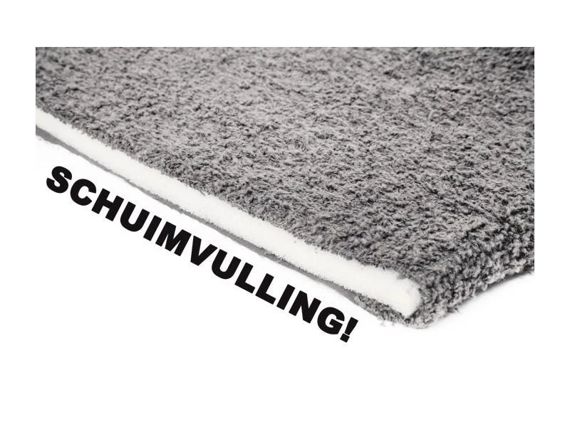 Bo Camp Badstof Stoelhoes Gepolsterd M Licht Grijs 4 Bo Camp Badstof Stoelhoes Gepolsterd M Licht Grijs - Afbeelding 2