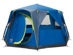 Coleman Familie Tent Octagon Blue-lime -Campingwinkel 64 2 coleman familie tent octagon blue lime 2000035750
