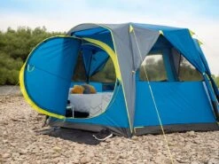 Coleman Familie Tent Octagon Blue-lime -Campingwinkel 64 4 coleman familie tent octagon blue lime 2000035750