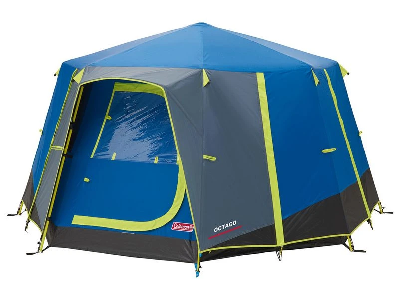 Coleman Familie Tent Octago Blue-lime 4 Coleman Familie Tent Octago Blue-lime - Afbeelding 2
