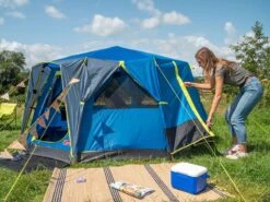 Coleman Familie Tent Octago Blue-lime 12 Coleman Familie Tent Octago Blue-lime -Campingwinkel 65 4 coleman familie tent octago blue lime 2000035194