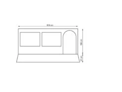 Eurotrail Canopy Room Bergen 440 -Campingwinkel eurotrail bergen canopy room caravanstore 440 etct0163 3