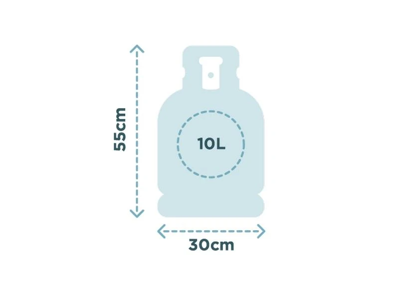 Benegas Comfort Steel Lichtgewicht Stalen Gasfles 9,5 Kilogram 4 Benegas Comfort Steel Lichtgewicht Stalen Gasfles 9,5 Kilogram - Afbeelding 2