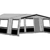 Hele Luifel Voor Voortent Aanritsbaar De Vaart Lux Serie Antraciet -Campingwinkel te velde voortenten hele luifel aanritsbaar voor voortent de vaart lux links antraciet