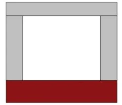 Te Velde Zijwand Voor Luifel 200 Cm 5 Kleuren -Campingwinkel tevelde caravan luifel zijwand 200 bordo9