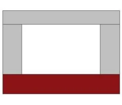 Te Velde Zijwand Voor Luifel 240 Cm 5 Kleuren -Campingwinkel tevelde caravan luifel zijwand 240 bordo6