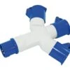 Haba Cee 3-way Splitter -Campingwinkel verlengkabels stekkers accessoires caravan camping cee 3 weg stekker 46010206
